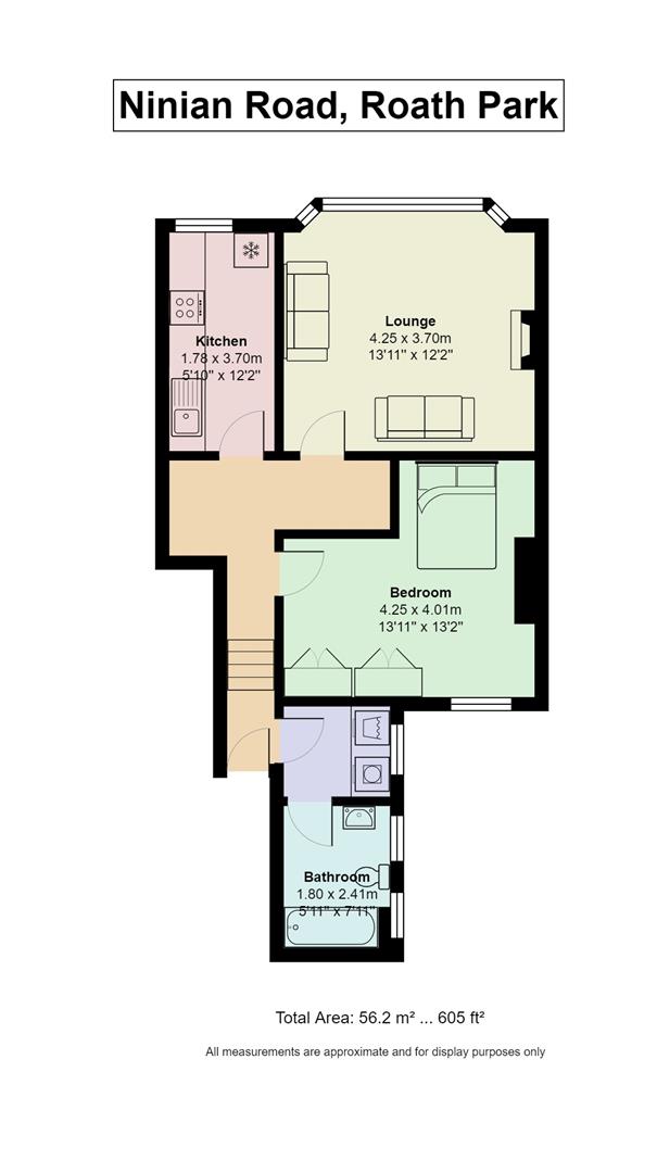 Floorplan for Ninian Road, Roath Park